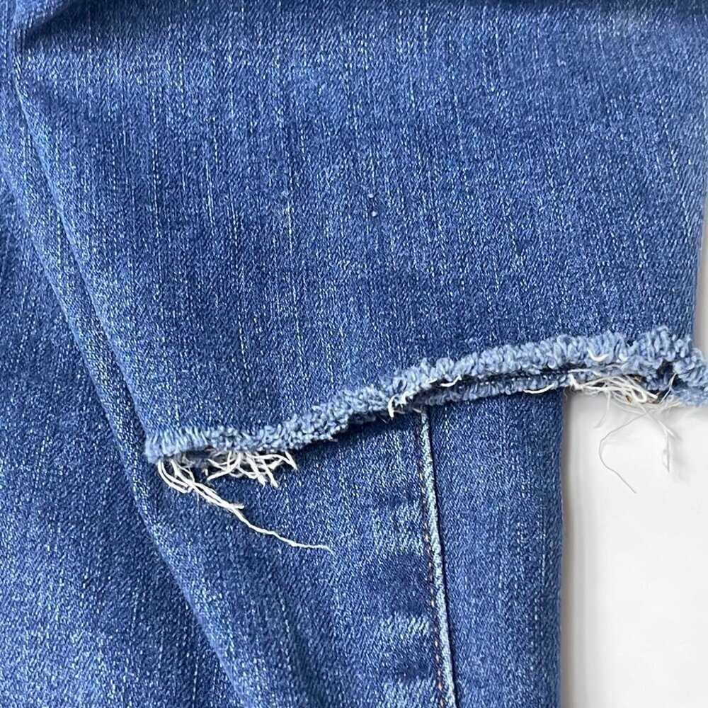 Madewell 10" High-Rise Button Fly Skinny Jeans | Size 29 | Hannah Wash - Picture 12 of 13